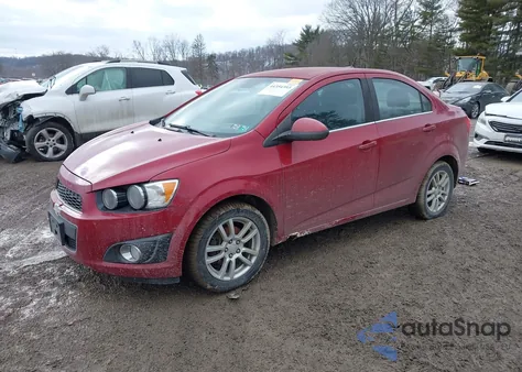 2013 Chevrolet Sonic Lt Auto from USA, damaged, VIN 1G1JC5SH0D4105995